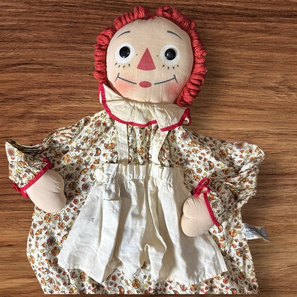 Vintage 27" Raggedy Ann Pajama Bag Doll 🧺 Rare HTF - Picture 7 of 12